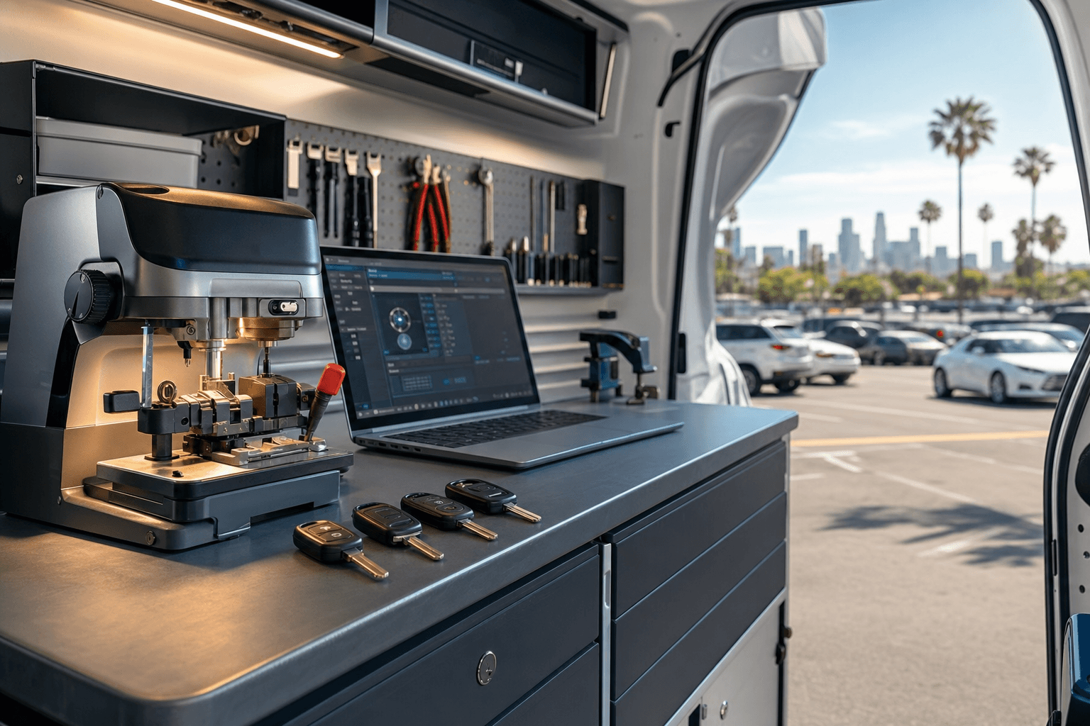 One & Only Locksmith mobile technician at work