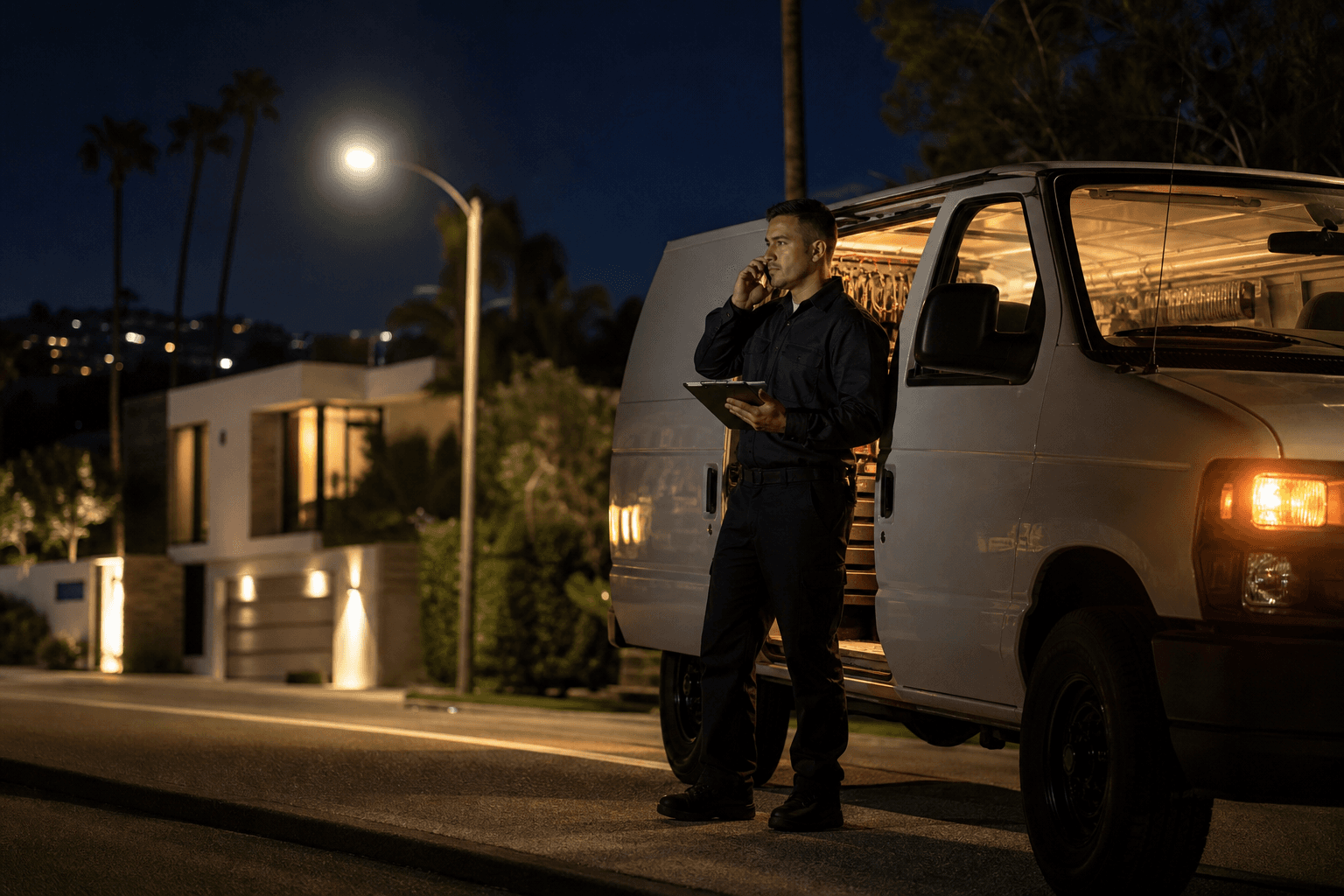 One & Only Locksmith mobile technician at work